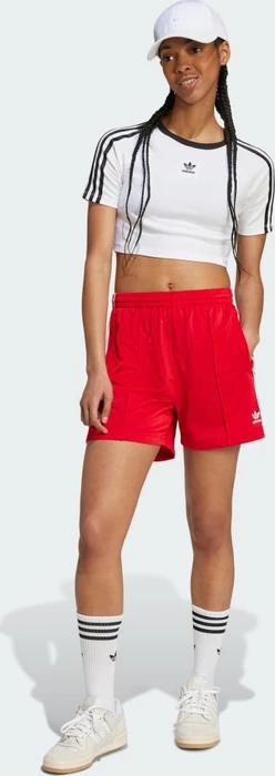 adidas Firebird Shorts better scarlet/white (Damen)