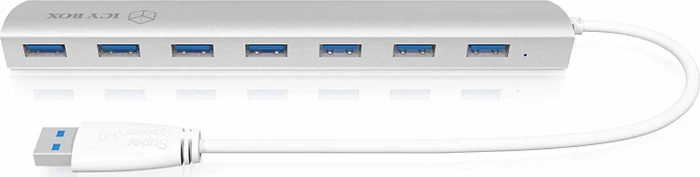 RaidSonic Icy Box IB-AC6701 USB-Hub, 7x USB-A 3.0, USB-A 3.0 [Stecker]