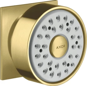 Hansgrohe Axor Seitenbrause eckig 1jet brushed brass