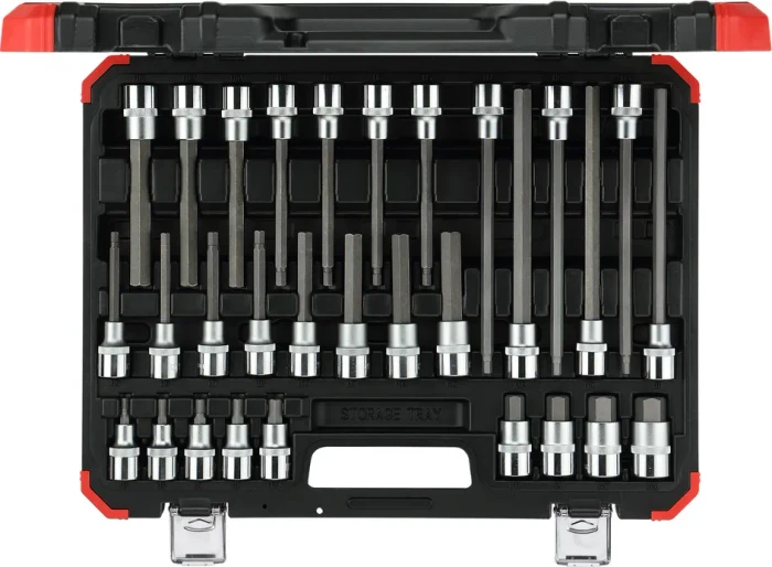 Gedore red R68003030 Innensechskant Steckschlüsselsatz inkl. Koffer, 30-tlg.