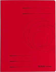 Herlitz Schnellhefter Colorspan, A4, rot