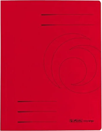 Herlitz Schnellhefter Colorspan, A4, rot
