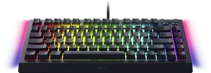Razer BlackWidow V4 75%, hot-swap, Razer ORANGE Tactile Gen-3, USB, EN
