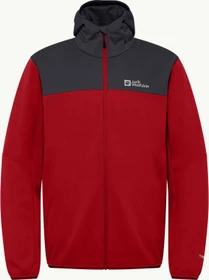 Jack Wolfskin Feldberg Hoody Funktionsjacke adrenaline red (Herren)