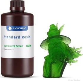 Anycubic Standard Resin transluscent green