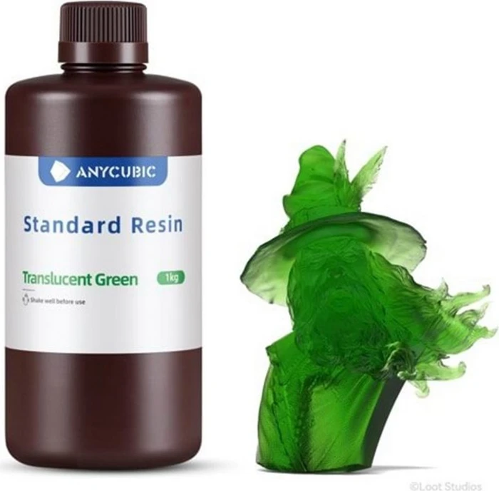 Anycubic Standard Resin transluscent green