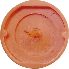 Kopp Signaldeckel für Schalterdose, ø 60 mm, Profi-Pack: 25-Stück im Beutel, rot