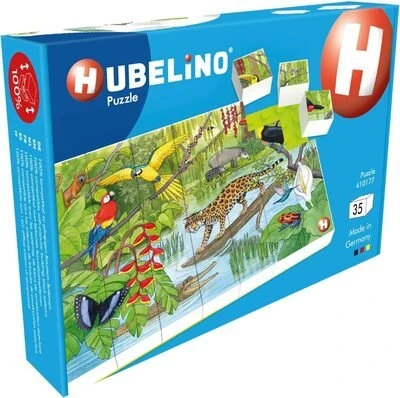 Hubelino Puzzle Tierwelt im tropischen Regenwald, 35-tlg.