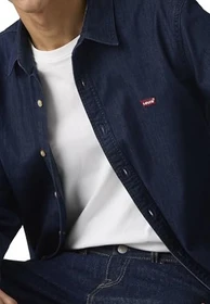 Levi's Battery Housemark Slim Fit Hemd langarm mookie/dark wash (Herren)
