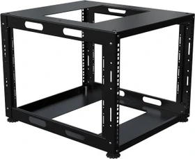 Lanview by Logon 19" Special Open Frame Rack 8HE, Universalgestell, IP20, RAL 9005, 584mm tief