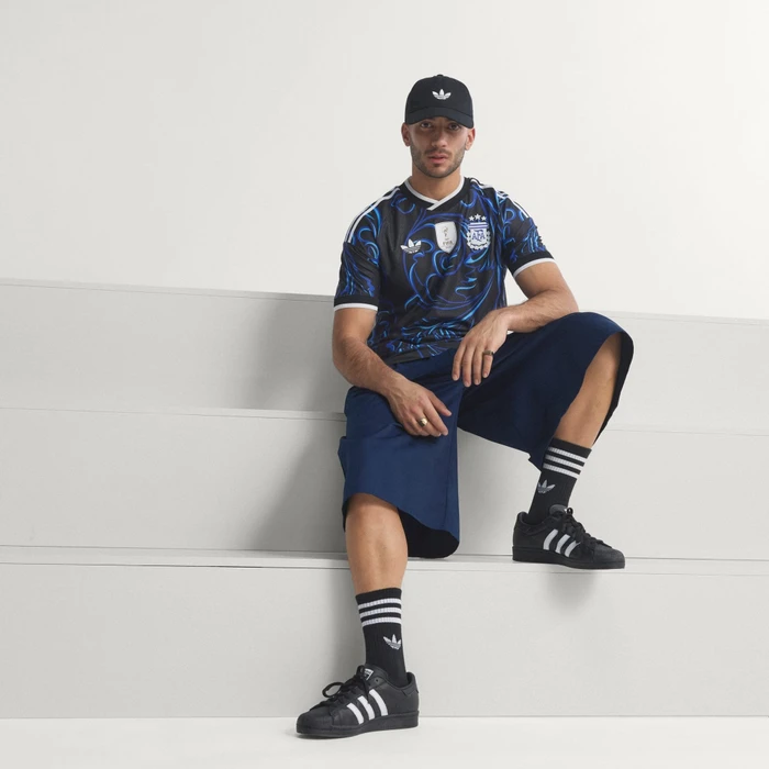adidas FIFA WM 2026 Argentinien Authentic Auswärtstrikot black/lucid blue/blue burst (Herren)