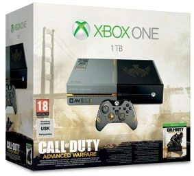 Microsoft Xbox One - 1TB Call of Duty: Advanced Warfare Bundle grau/schwarz/gold