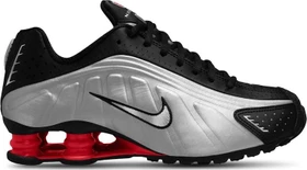 Nike Shox R4 black/light crimson/metallic silver (Damen)