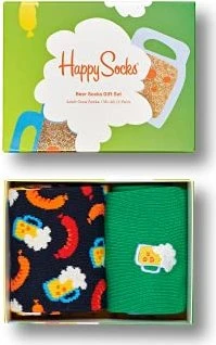 Happy Socks Beer Gift Set Socken, 2 Paare