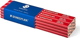 Staedtler Carpenters pencil 148 40 Zimmermannsbleistift 2H graphit, rot, 12er-Pack