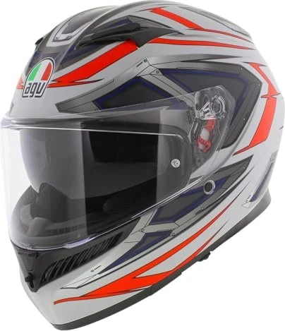 AGV K3 E2206 Space matt weiß/rot/grau/blau