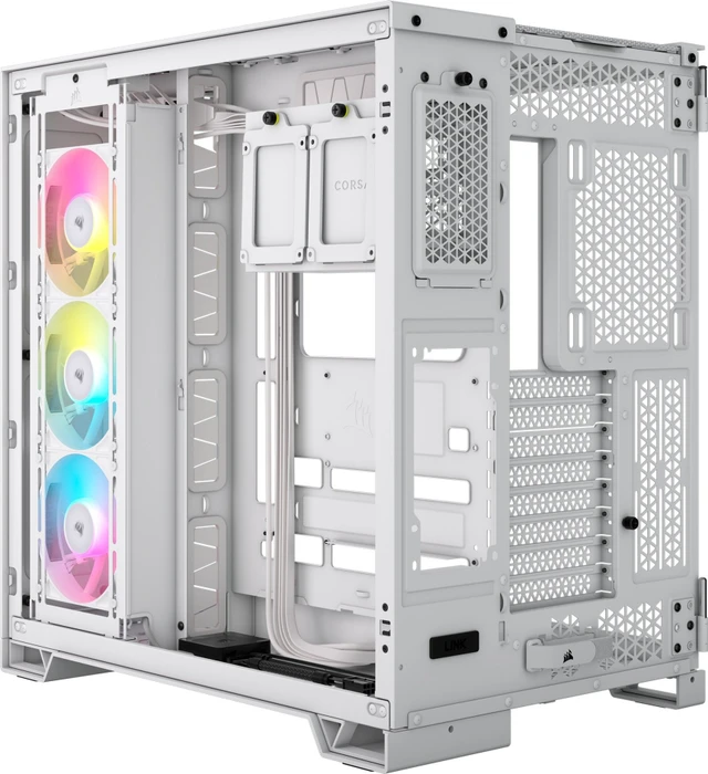 Corsair 6500X RGB iCUE LINK, weiß, Glasfenster