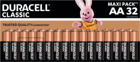 Duracell Classic Mignon AA, 32er-Pack