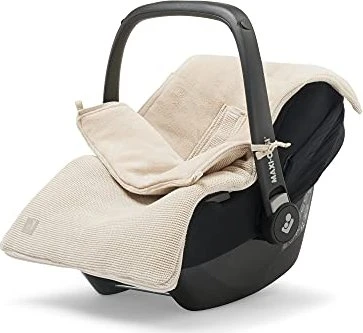 Jollein Fußsack Gruppe 0+ 3/5 Punkte Basic Knit nougat