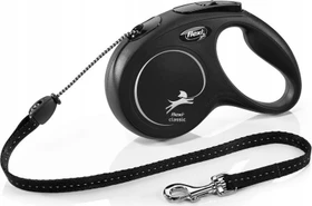 flexi New Classic M, Seil, 8m, schwarz