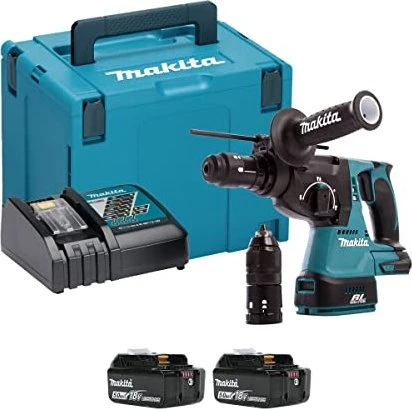 Makita DHR243RMJ Akku-Bohr-/Meißelhammer inkl. MAKPAC + 2 Akkus 4.0Ah