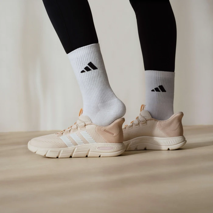adidas Cloudfoam Flex Rapidfit wonder white/off white/sand strata (Damen)