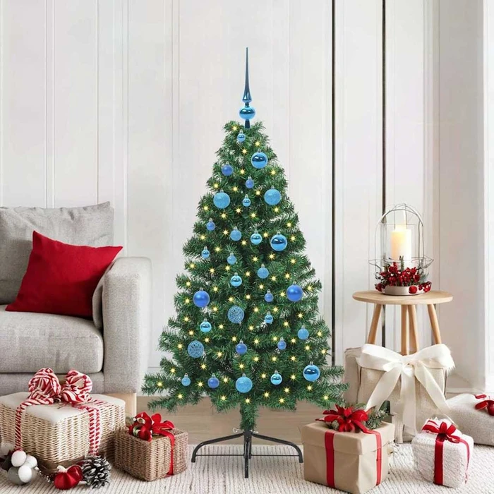 vidaXL Künstlicher Weihnachtsbaum, 150cm, inkl. LED-Beleuchtung (3397005)