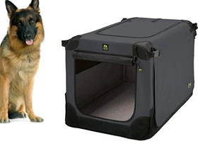 Maelson Soft Kennel faltbare Transportbox XL, anthrazit