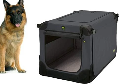 Maelson Soft Kennel faltbare Transportbox XL, anthrazit