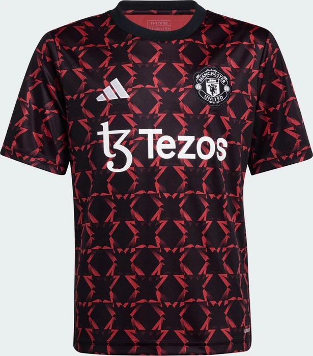 adidas Manchester United Pre-Match Trikot kurzarm black/mufc red (Junior)