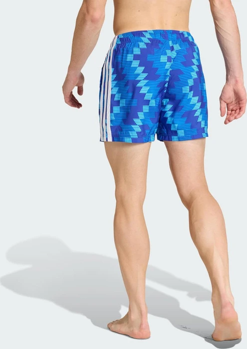 adidas Fussball 13cm Badeshorts semi blue burst/white (Herren)