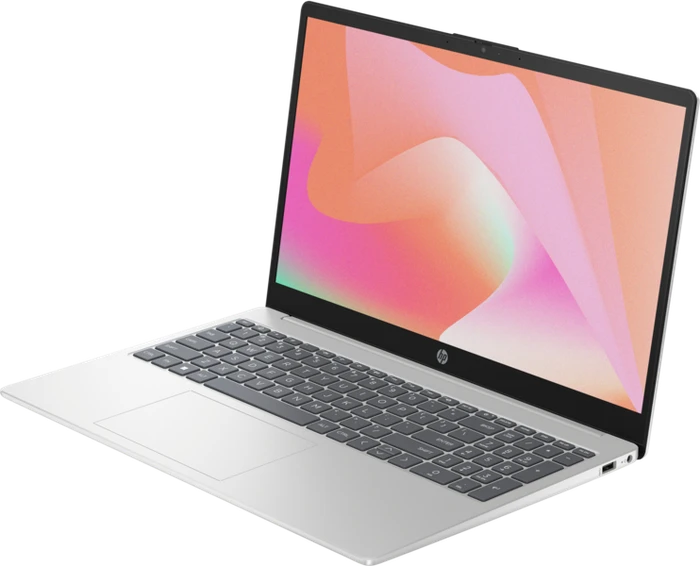 HP Laptop 15-fc0259ng, Natural Silver, Ryzen 5 7520U, 16GB RAM, 512GB SSD, DE