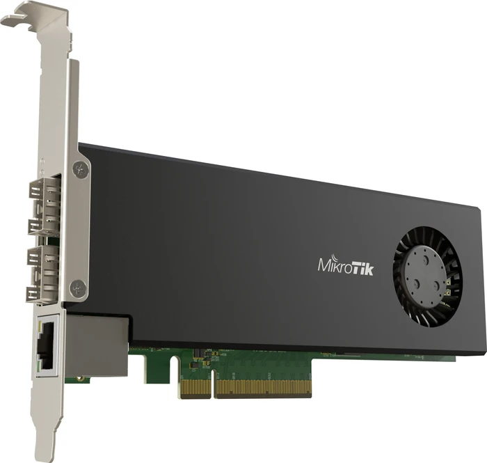 MikroTik RouterBOARD 25G Router, 2x SFP28, 1x RJ-45, PCIe-Karte