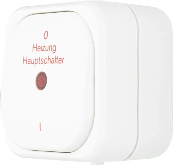 REV Ritter AquaTop Heizung Hauptschalter AP IP 44, weiß