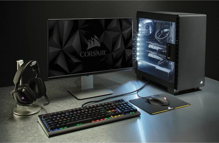 Corsair Carbide Series Clear 400C schwarz, Acrylfenster