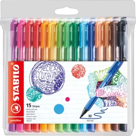 STABILO pointMax warm sortiert, 15er-Set, Kunststoffetui