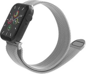 ISY Milanaise-Armband ISB-1009 für Apple Watch 38mm/40mm/41mm silber