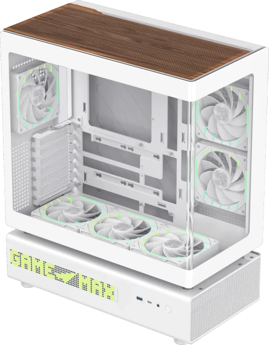 GameMax N90 White, Glasfenster