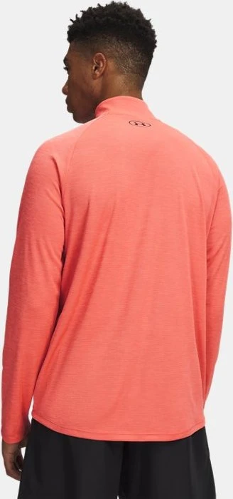 Under Armour Tech Textured Funktionsshirt langarm venom red/black (Herren)