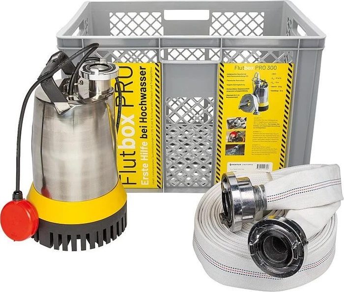 Jung Pumpen Pro 300 Flutbox Elektro-Schmutzwassertauchpumpe inkl. Zubehör