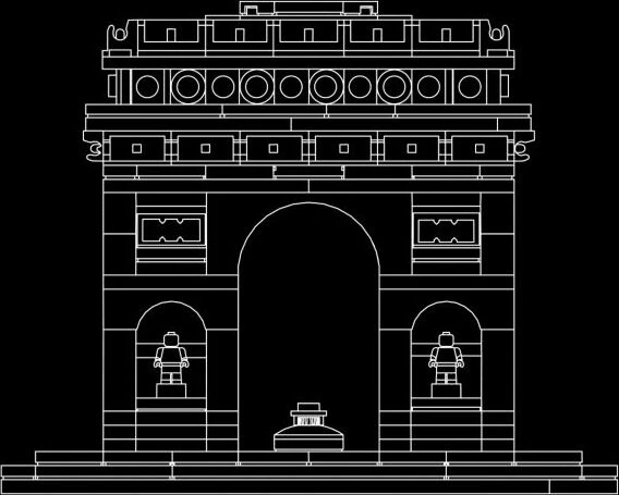 LEGO Architecture - Der Triumphbogen