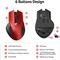 Acer OMR266 2.4GHz Wireless Mouse rot/schwarz, USB Vorschaubild