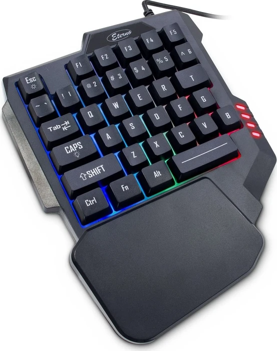 Inter-Tech Eterno KB-3035 RGB Gaming Keypad, schwarz, USB-A