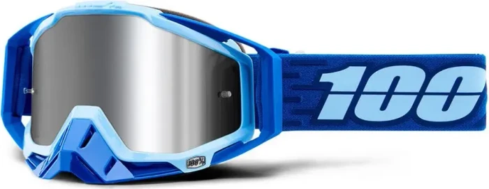 100% Racecraft+ Schutzbrille rodion/injected silver flash mirror lens