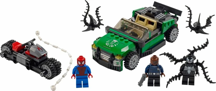 LEGO Marvel Super Heroes Spielset - Spider-Man: Jagd im Spider-Cycle