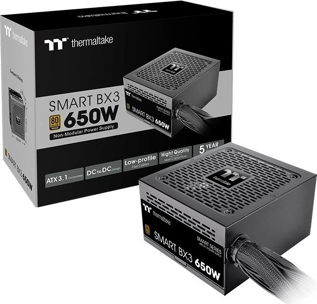 Thermaltake Smart BX3 650W, ATX 3.1