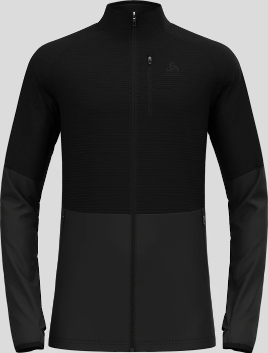 Odlo Descent Ceramiwarm Midlayer Funktionsshirt langarm schwarz (Herren)