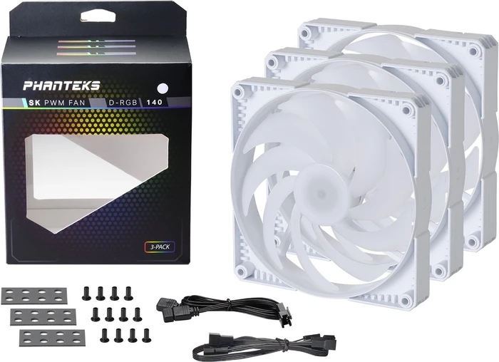 Phanteks PH-F140SK D-RGB weiß, 140mm, 3er-Pack