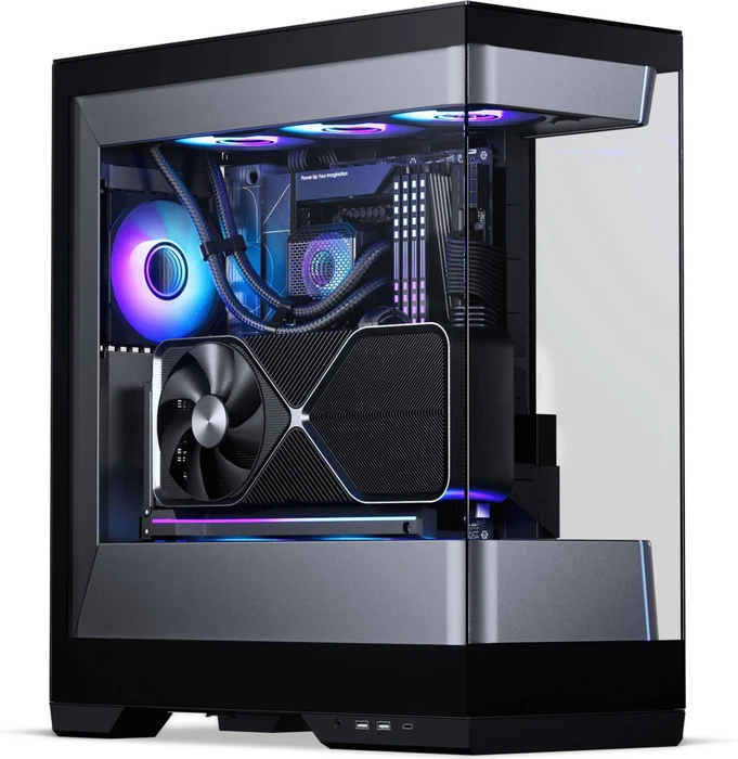 Phanteks Evolv S2, schwarz, Glasfenster