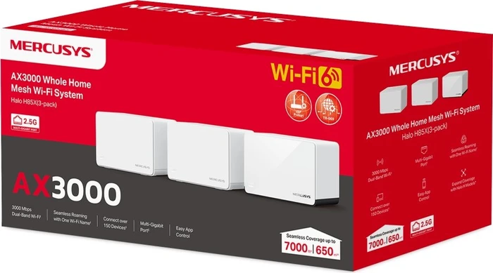 Mercusys Halo H85X, AX3000, 3er-Pack